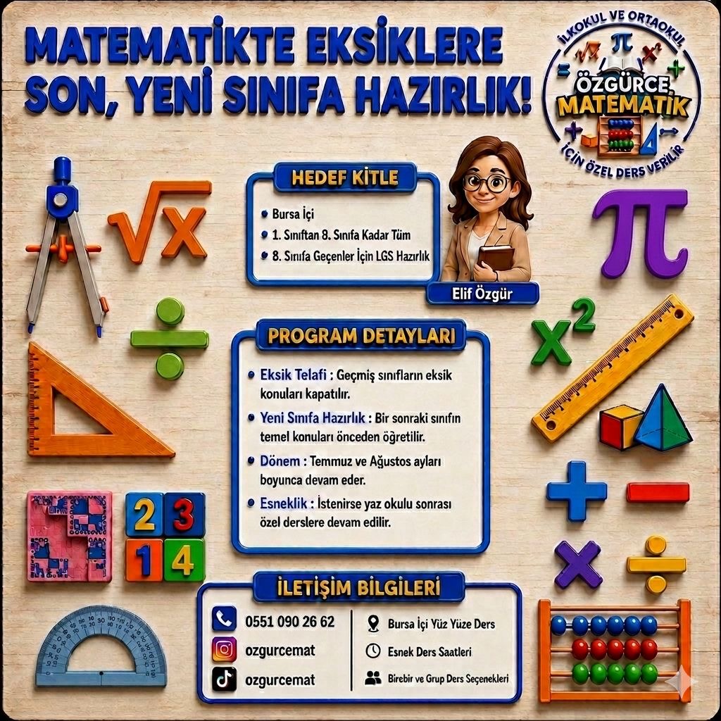 MATEMATİK ÖZEL DERS